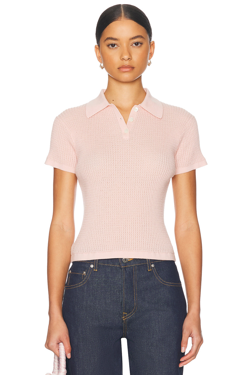 Shrunken Cashmere Polo