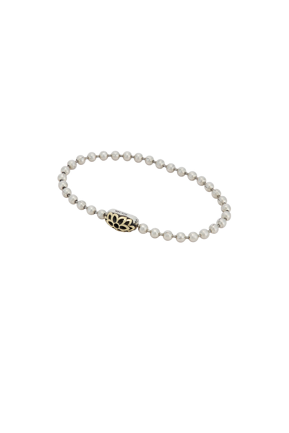 Poplock Triple Cutout Two-Toned Bracelet