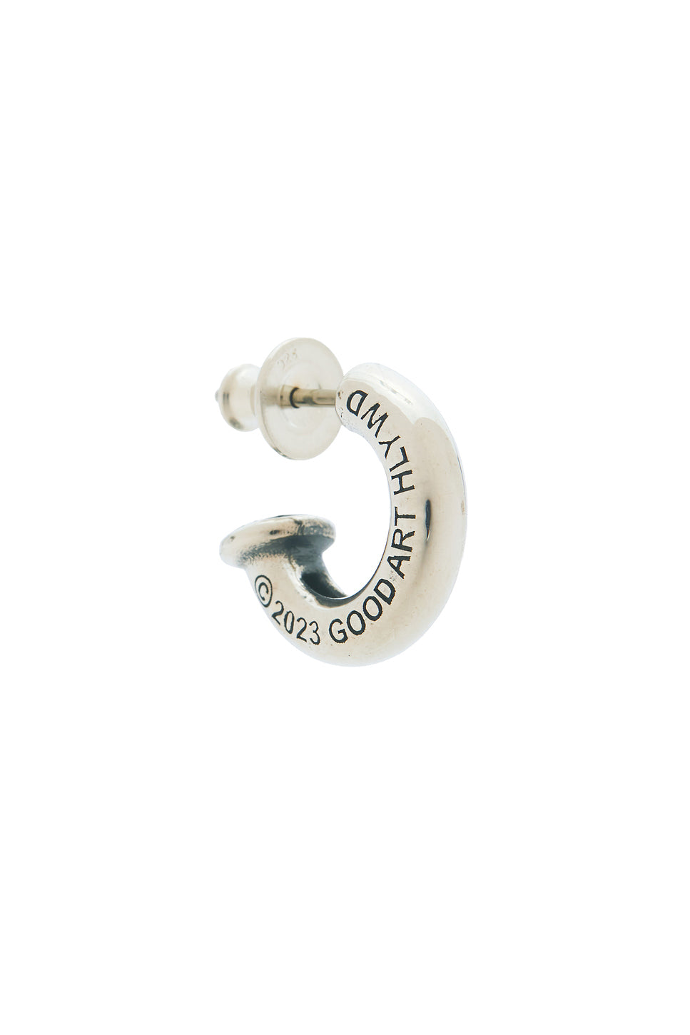 Nailhead Single Hoop Earring