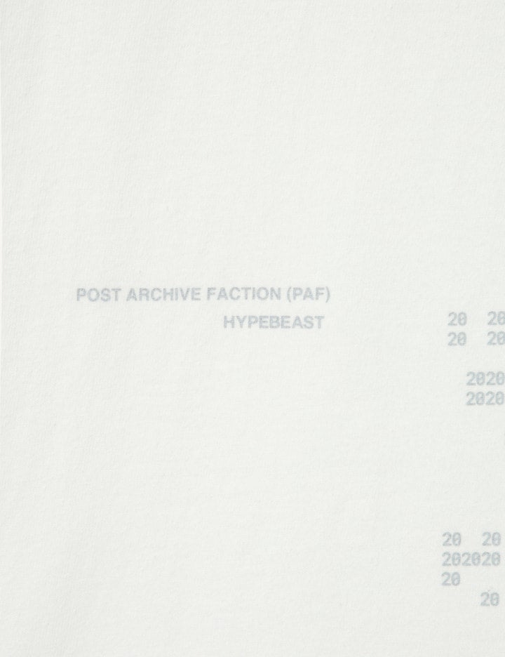POST ARCHIVE FACTION (PAF) x Hypebeast 20th Anniversary T-shirt