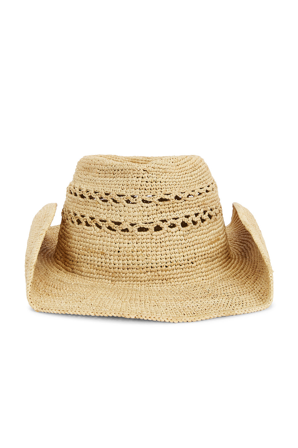 Gwen Raffia Fedora Hat