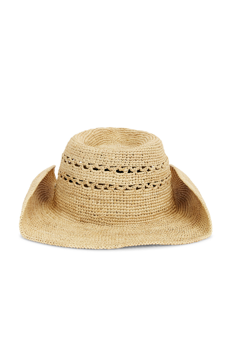 Gwen Raffia Fedora Hat