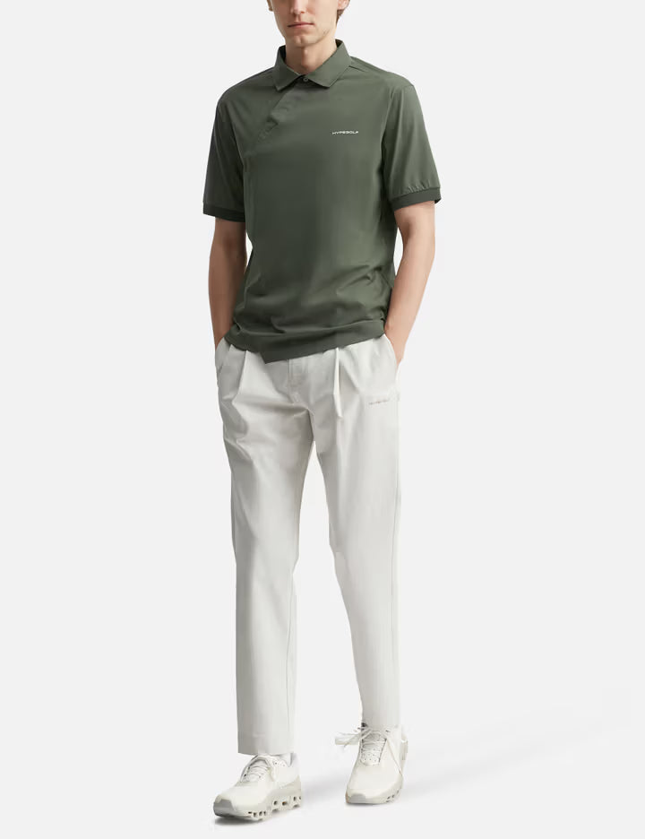 HYPEGOLF X POST ARCHIVE FACTION (PAF) Diagonal Polo T-Shirt