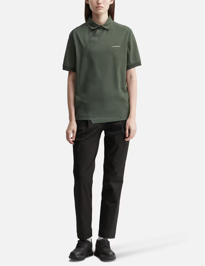 HYPEGOLF X POST ARCHIVE FACTION (PAF) Diagonal Polo T-Shirt