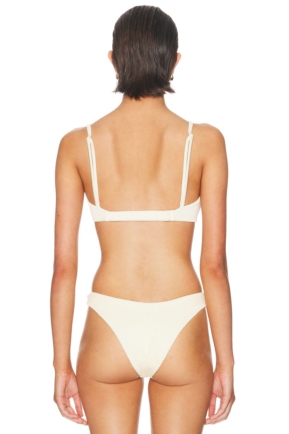 Ribbed Adjustable Vintage Bikini Top