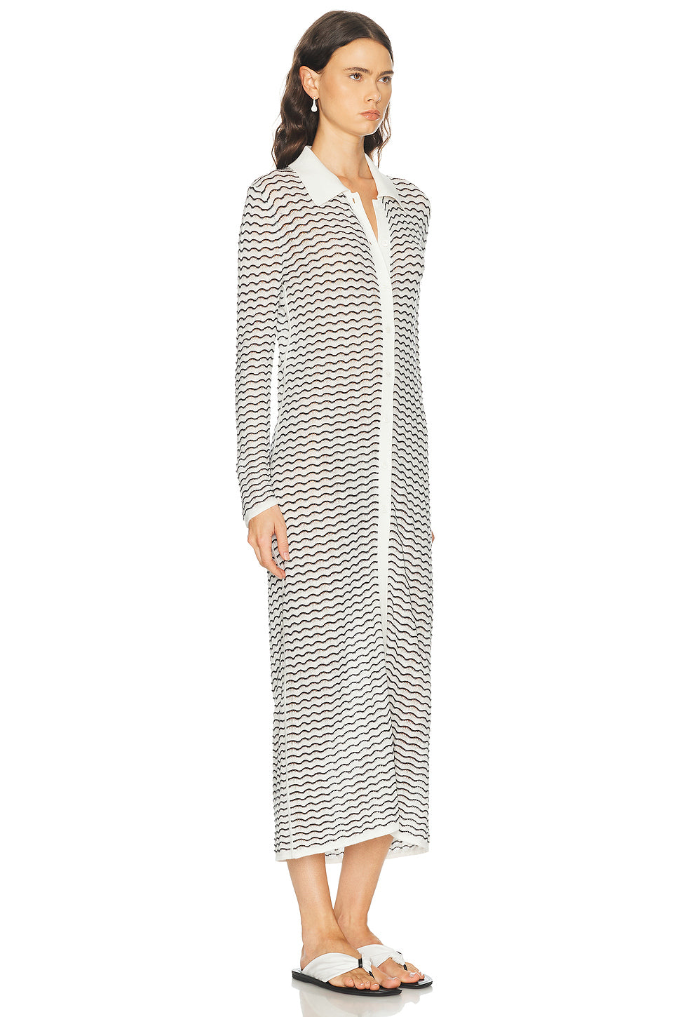 Lace Shirt Dress