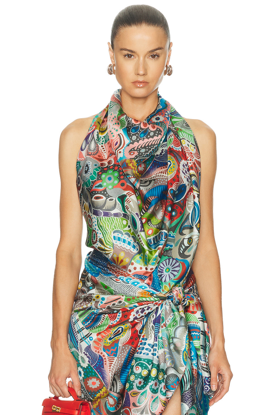 Arnulfo Vazquez Scarf Top