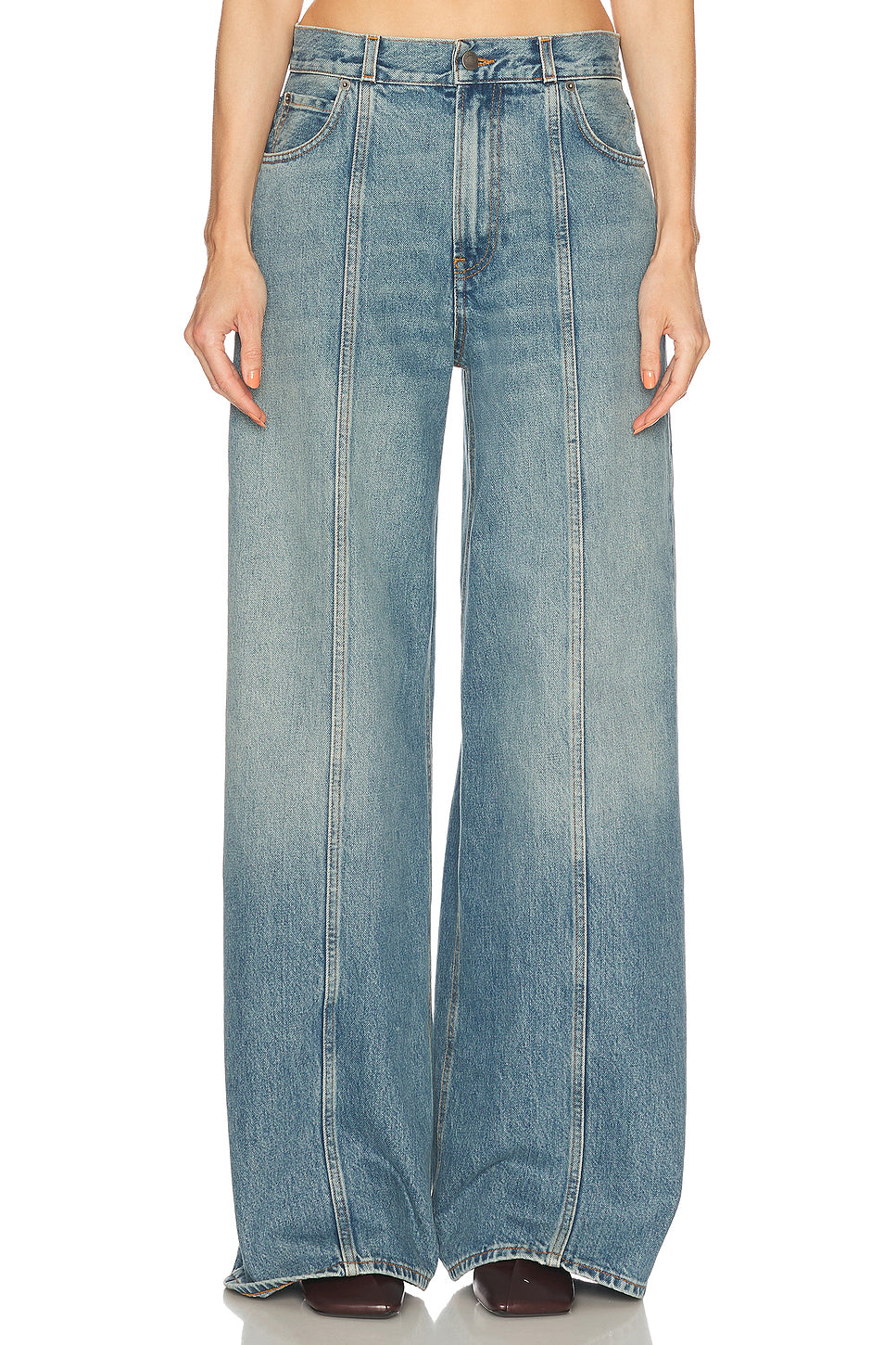 Peace Wide Leg Jeans