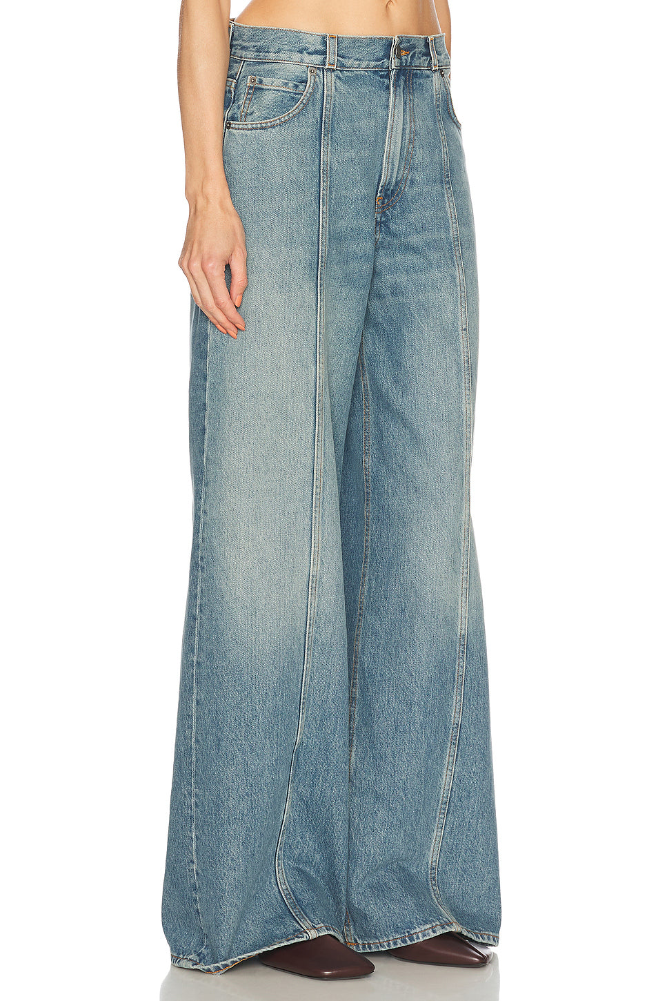 Peace Wide Leg Jeans
