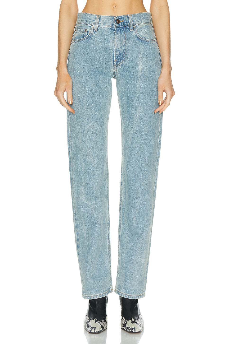 Cleo Slim Straight Jeans