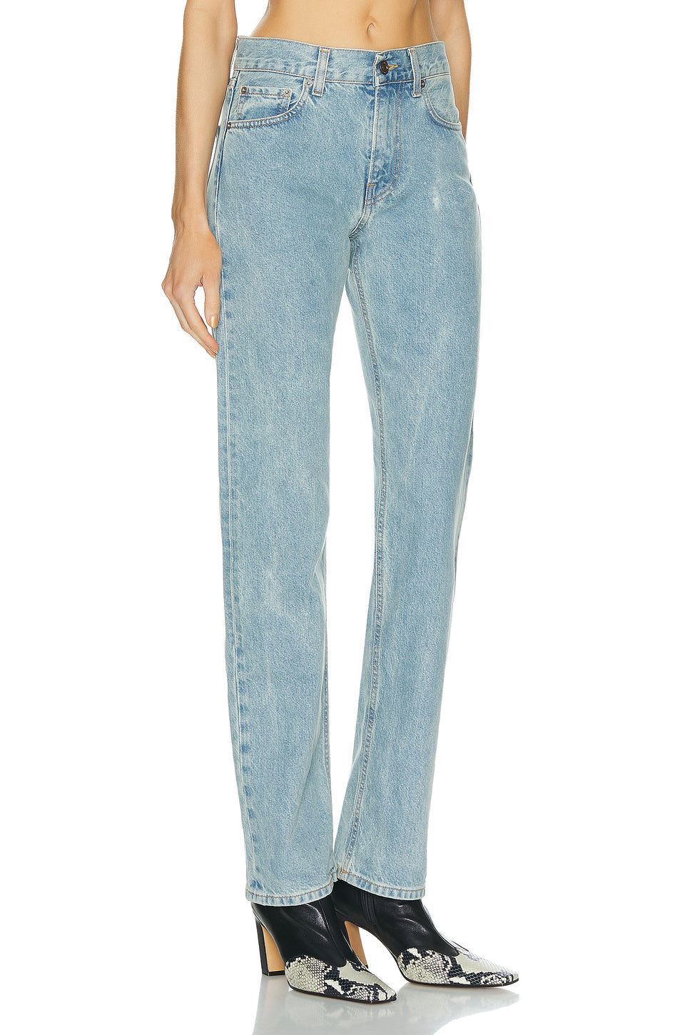 Cleo Slim Straight Jeans