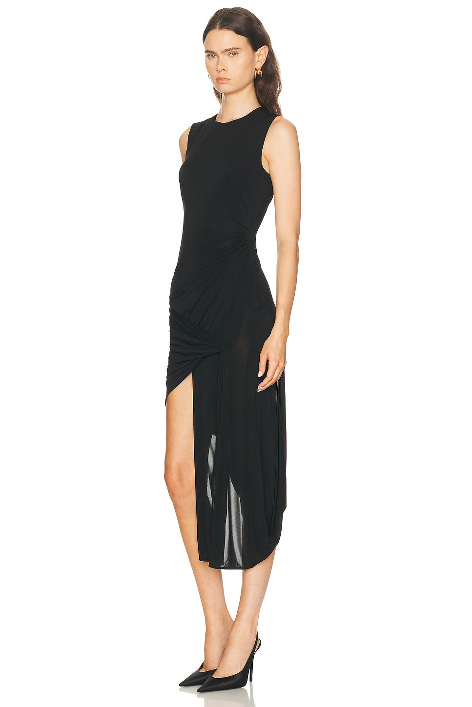 Twist Drape Dress