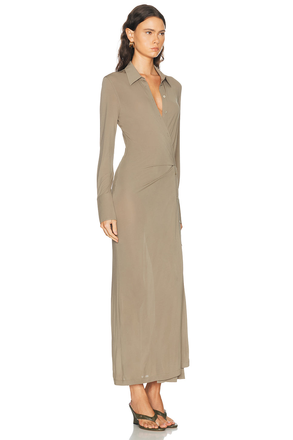 Twisted Shirt Dress