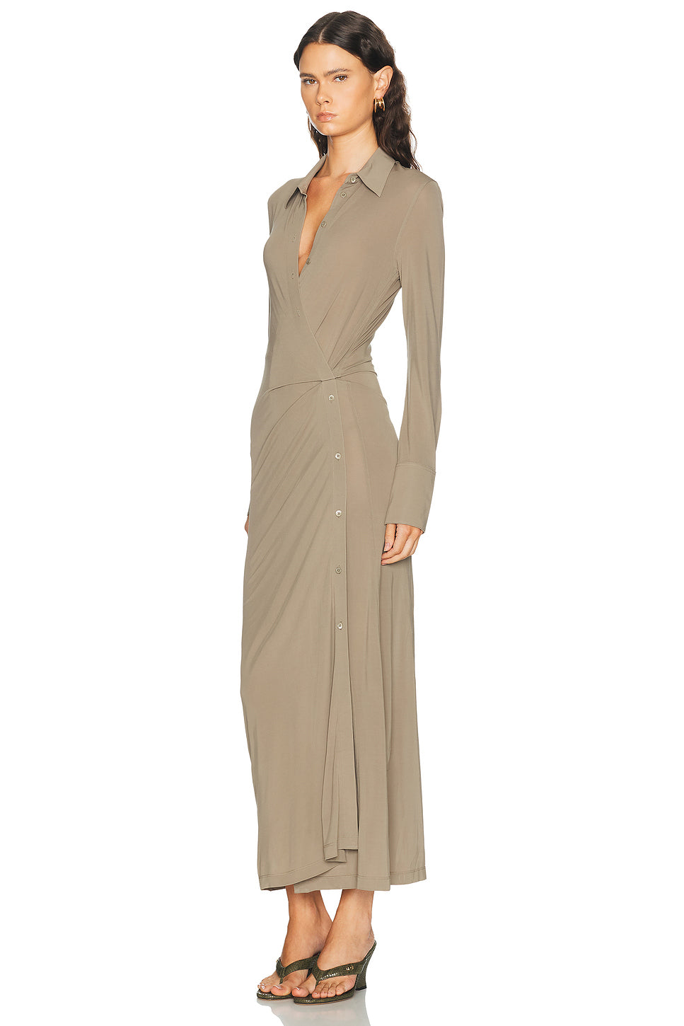 Twisted Shirt Dress