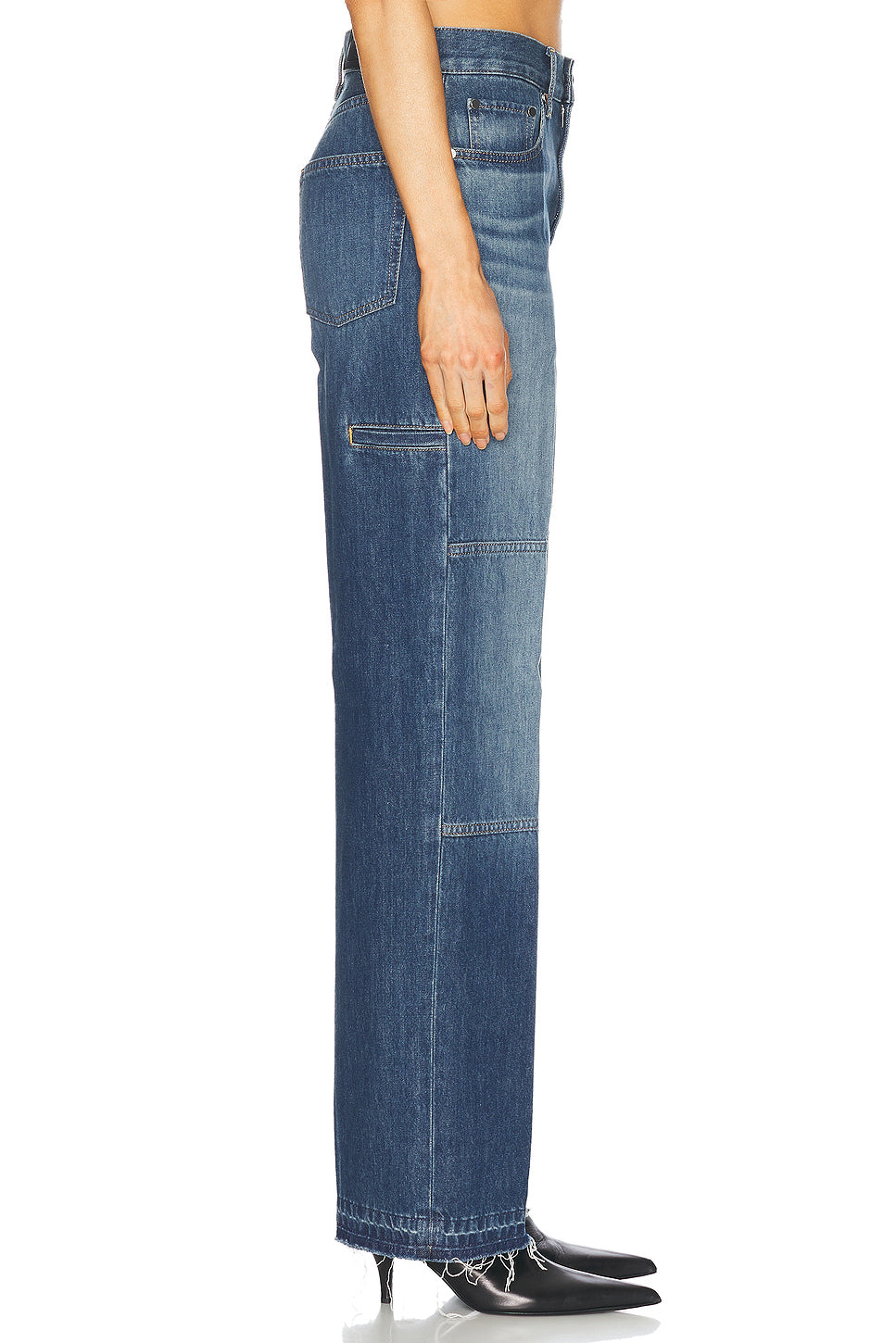 High Waisted Straight Leg Jeans