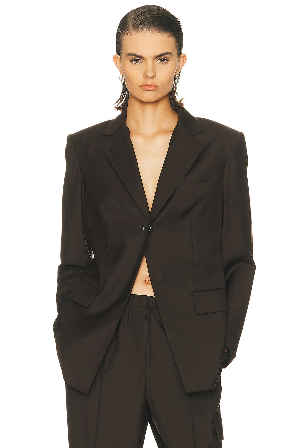 Cut Away Blazer