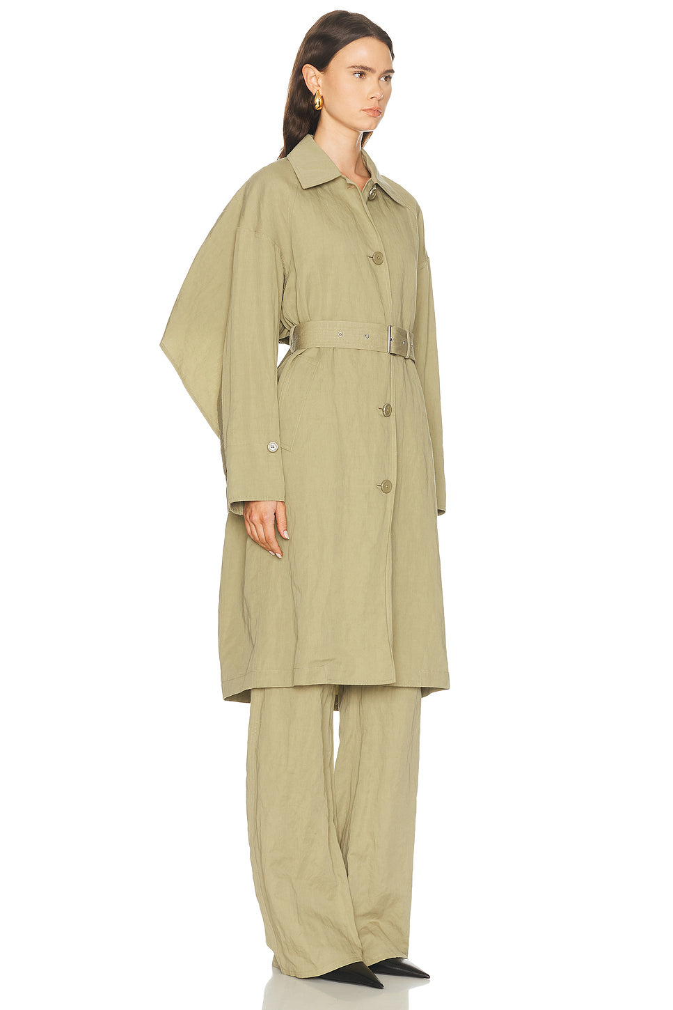 Cape Trench Coat