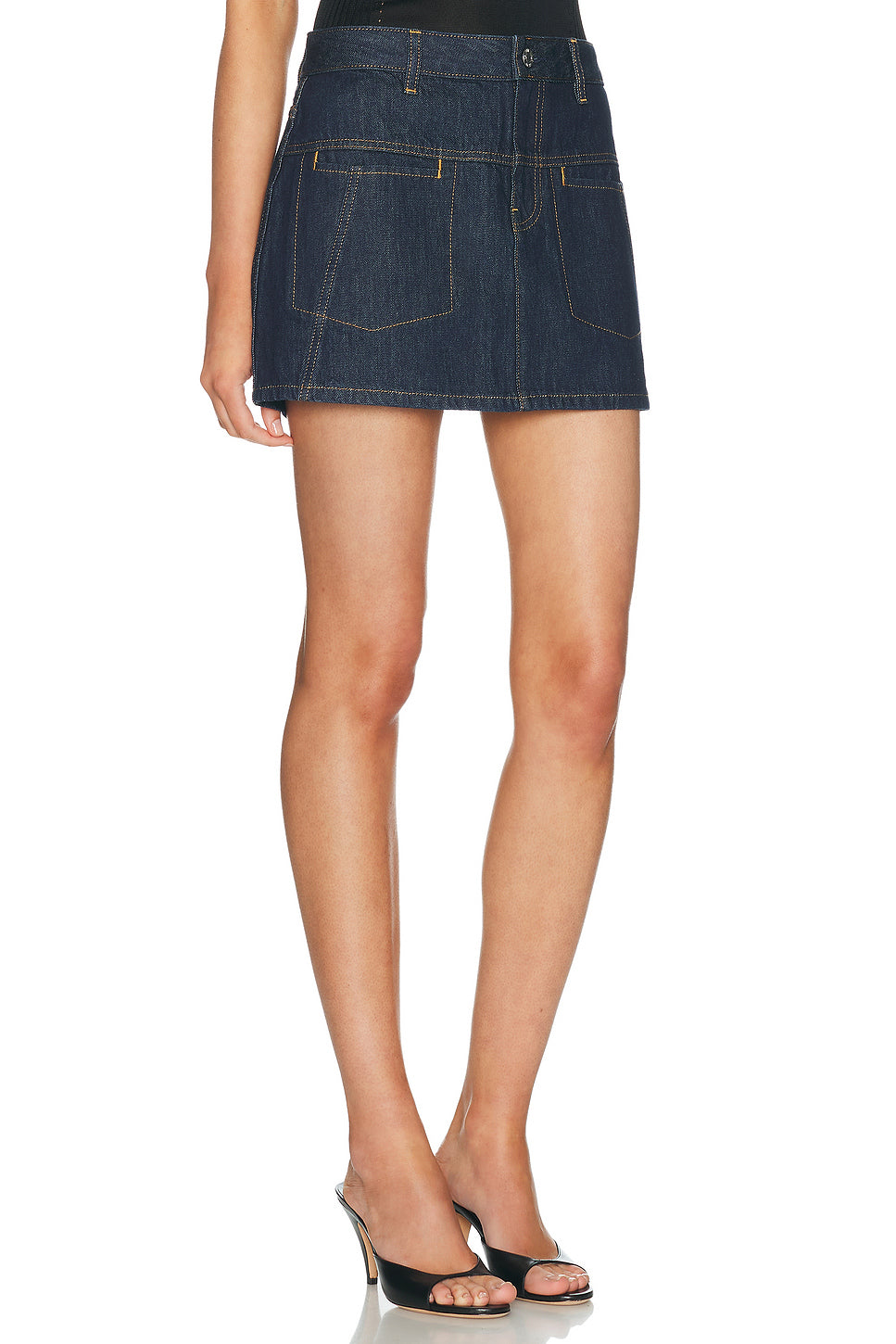 Denim Mini Skirt