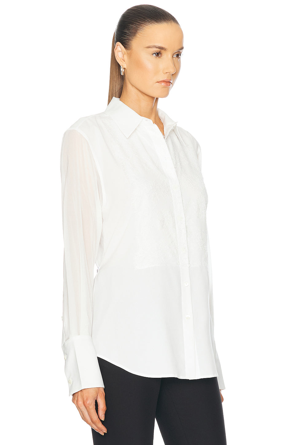 Long Sleeve Button Up Blouse