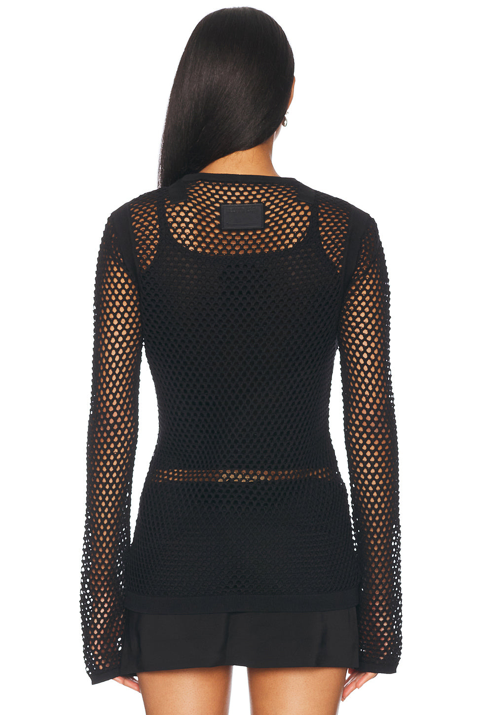 Mesh Long Sleeve Top