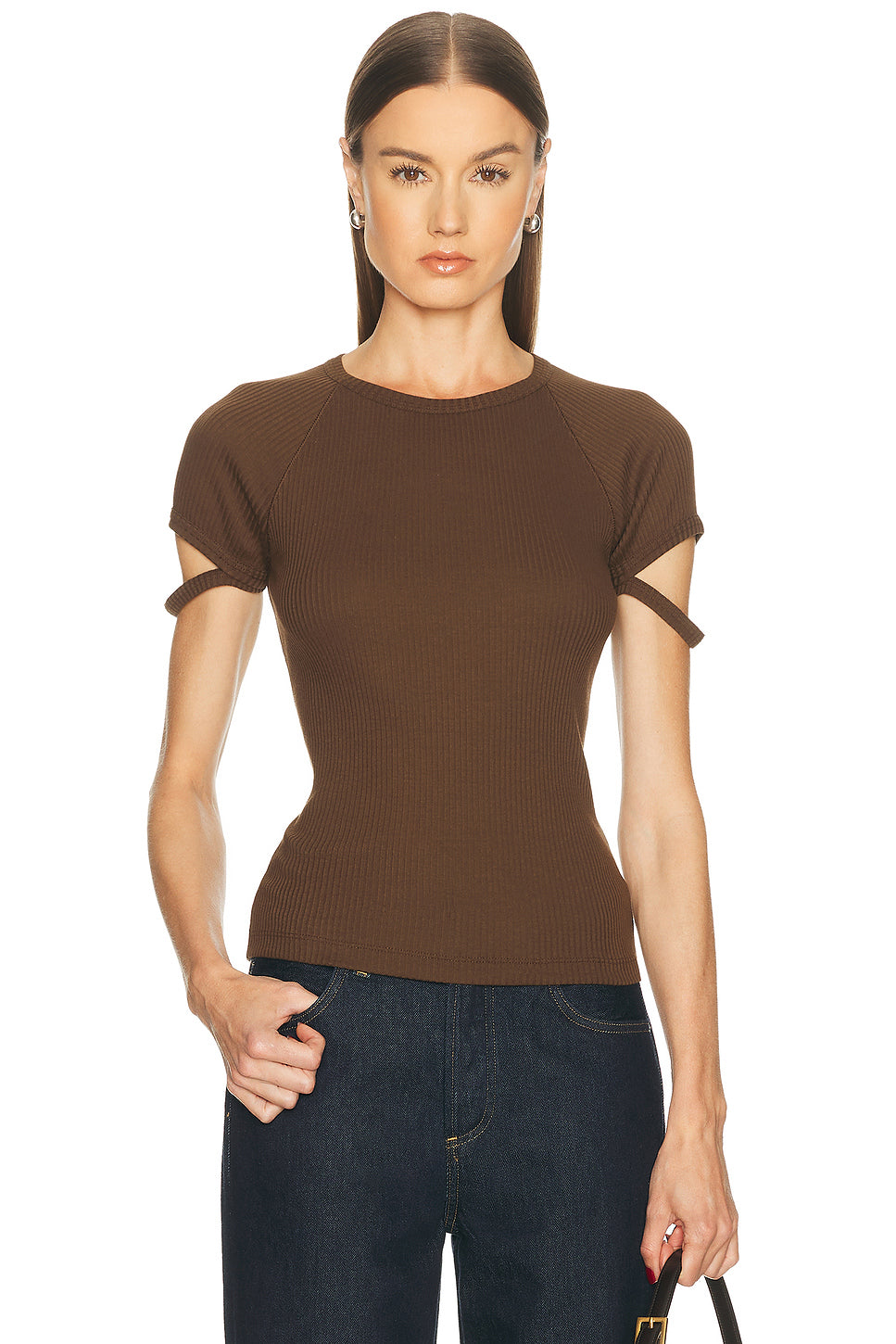 Raglan Crop Crew Tee