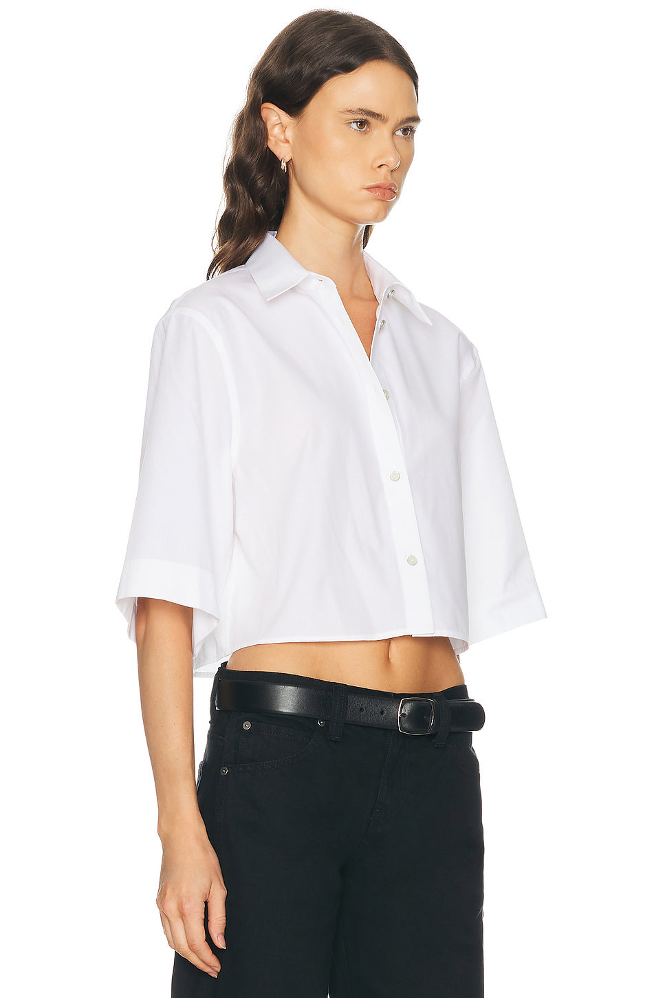 Crop Trench Shirt
