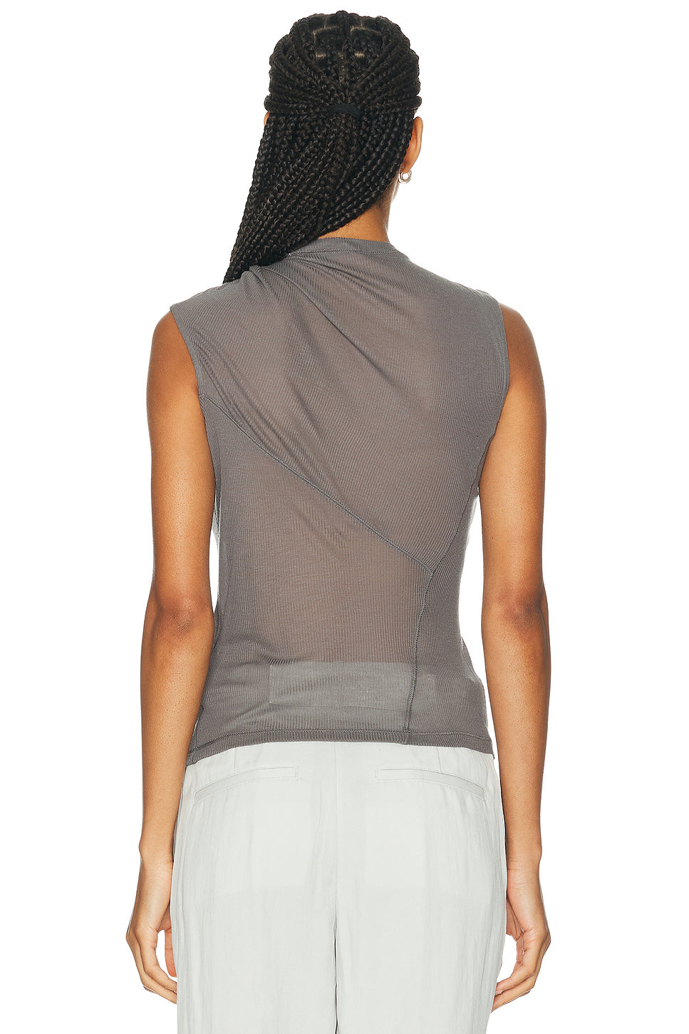 Sheer Twist Tank Top