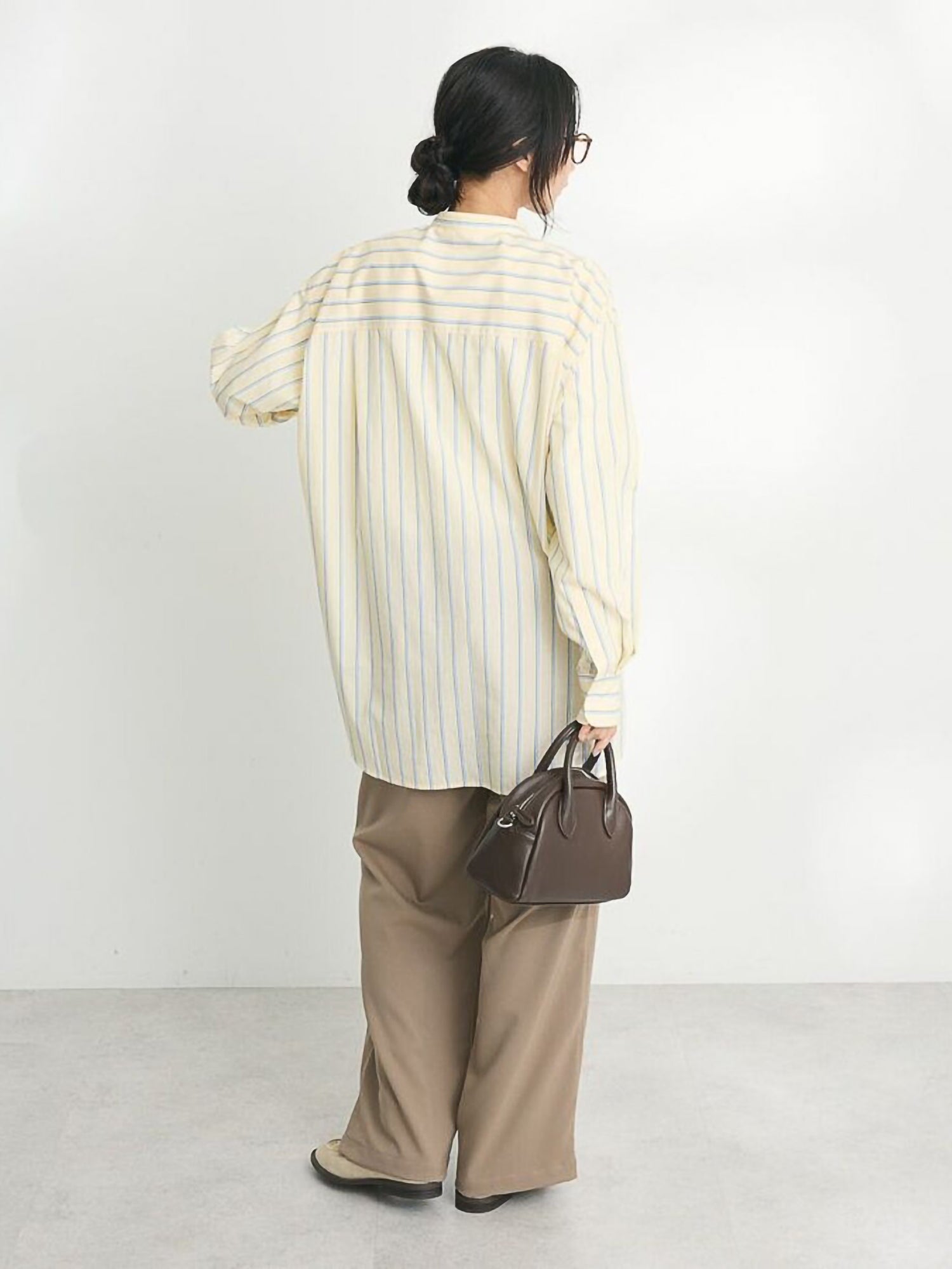 Hayato Band Collar Shirt