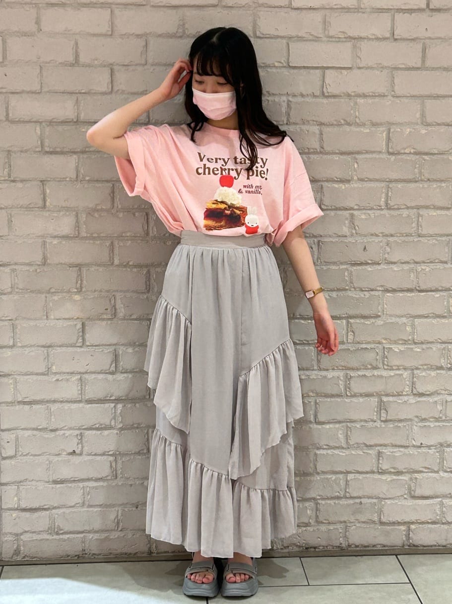 Isamu Sheer Willow Asymmetrical Skirt