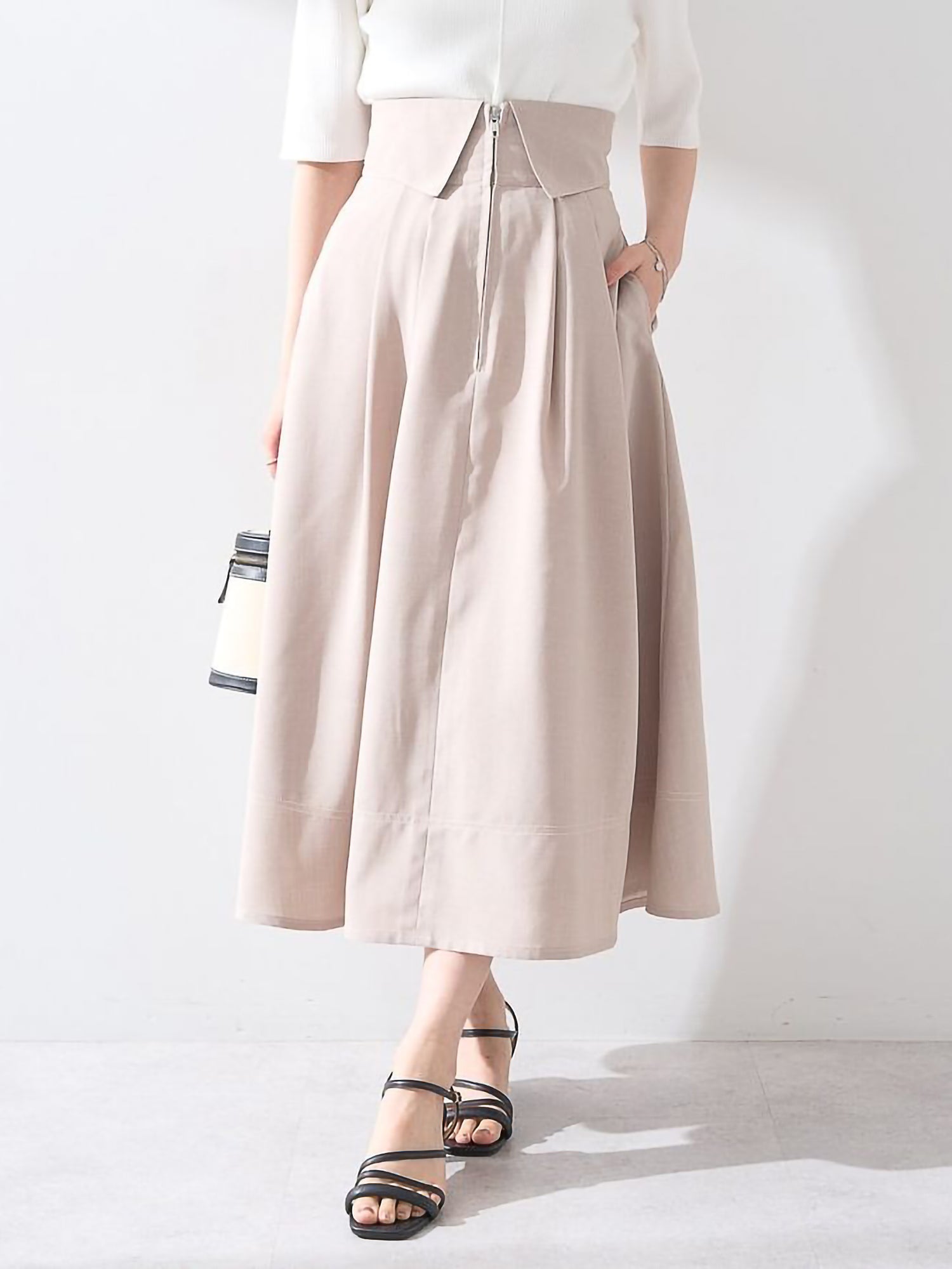 Isana Fold-Over Waist Skirt