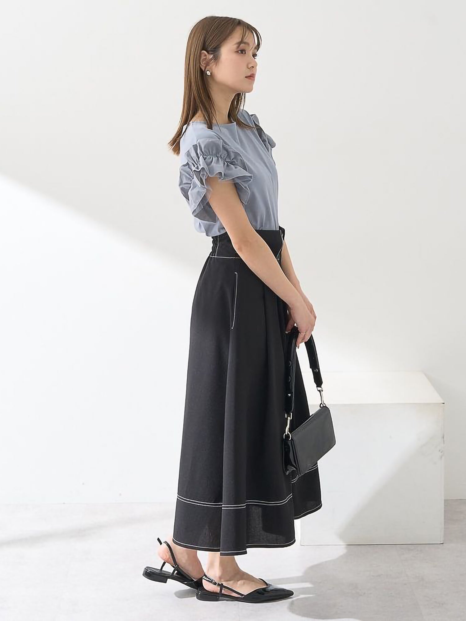 Isana Fold-Over Waist Skirt
