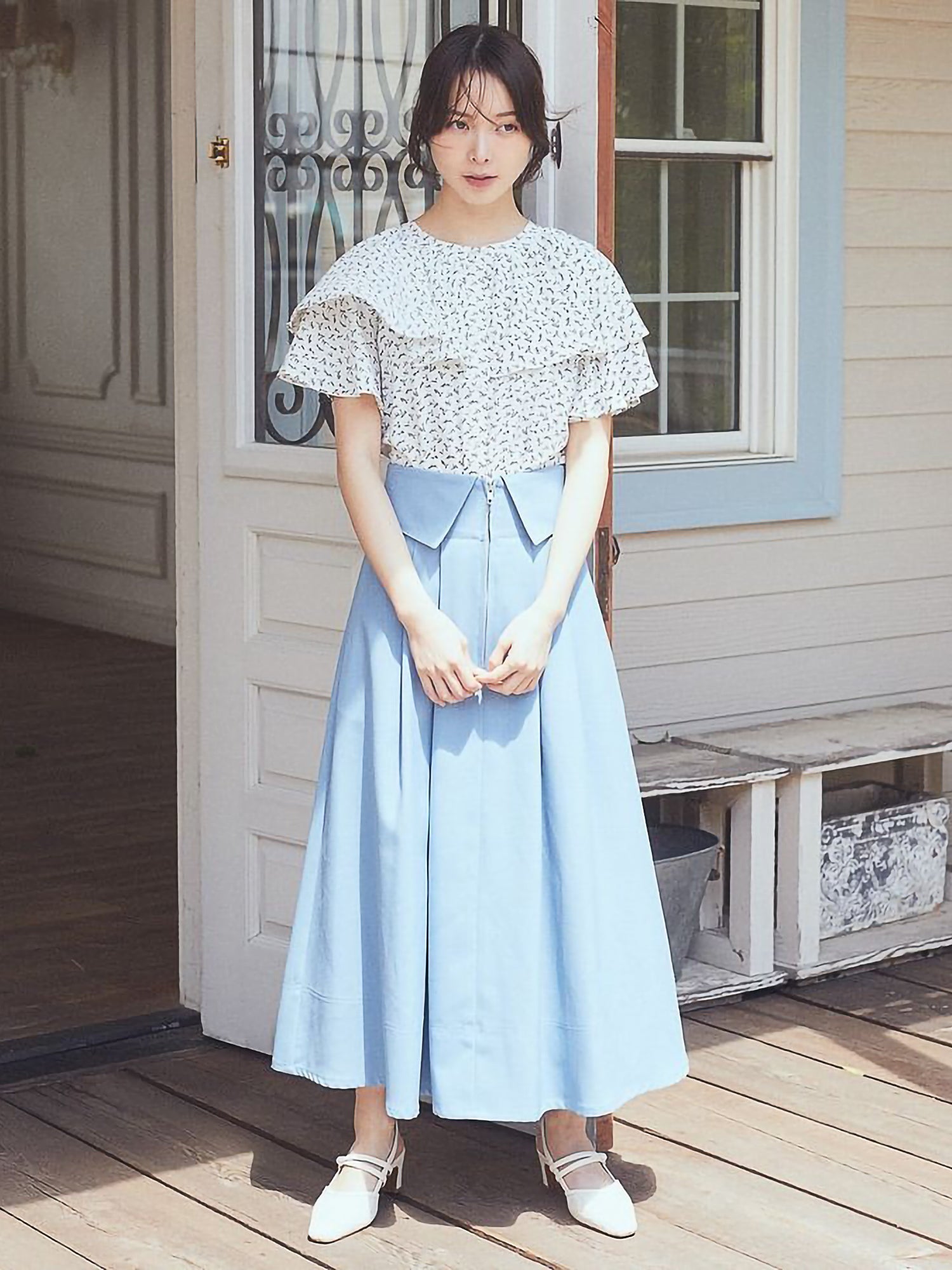 Isana Fold-Over Waist Skirt