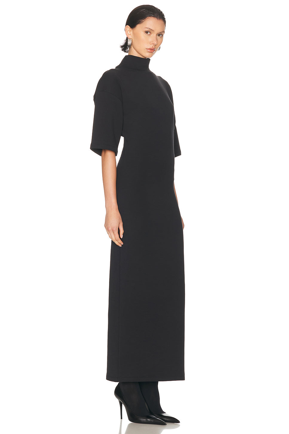 High Neck Long Dress