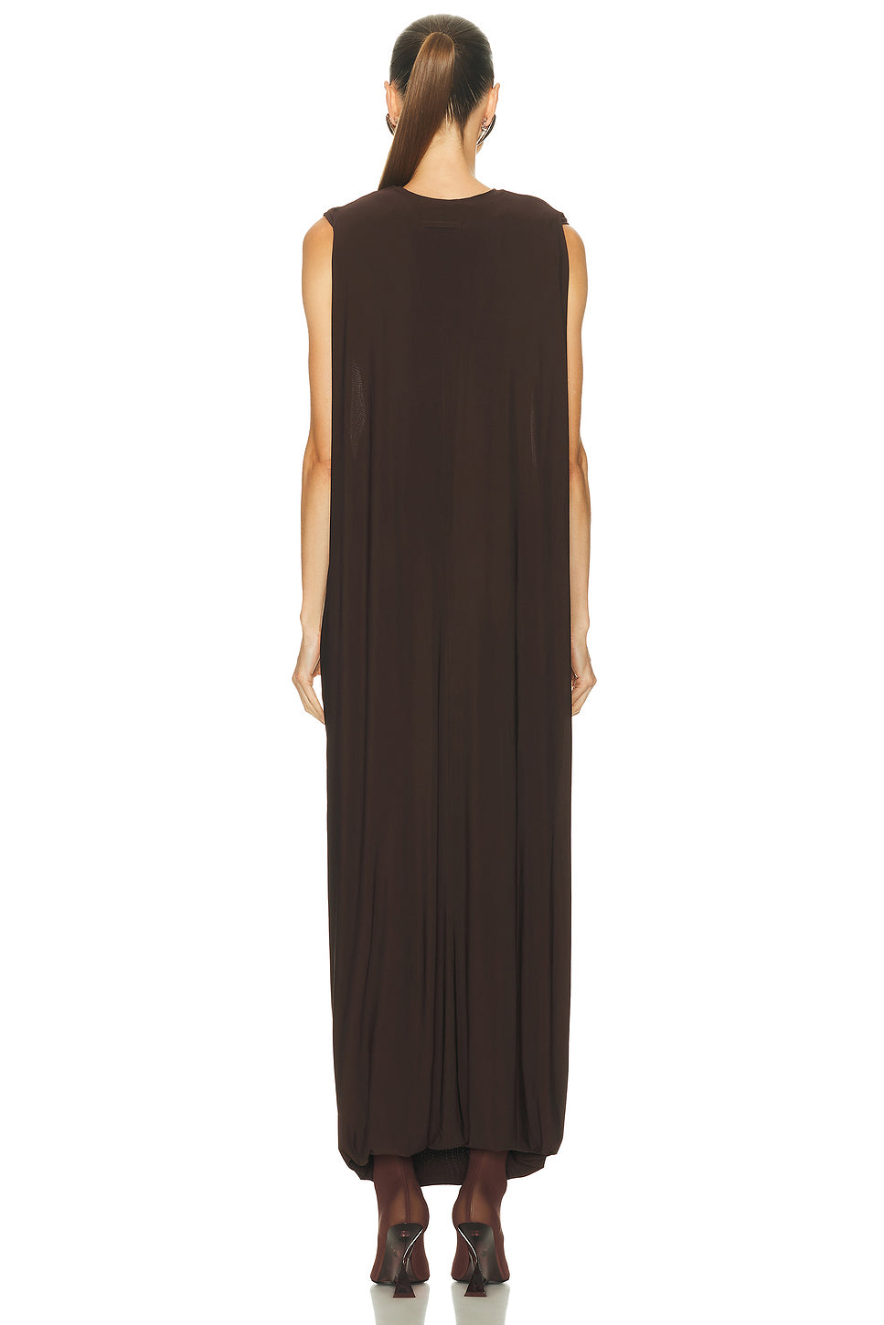 Draped Long Dress