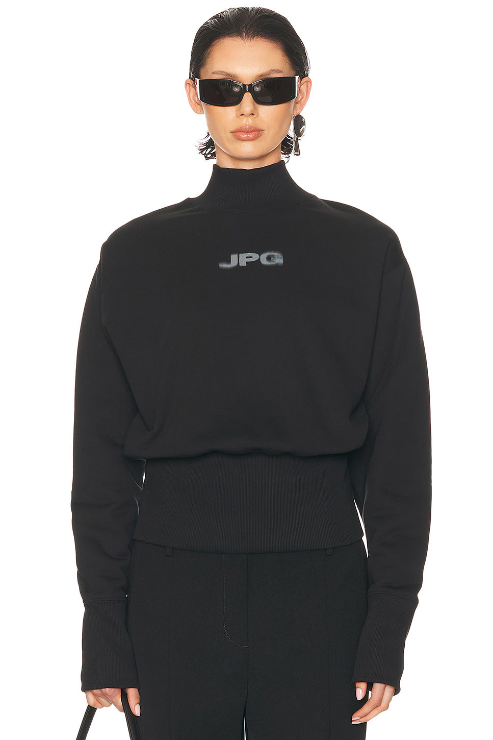 Cropped Crew Neck Jpg Sweater