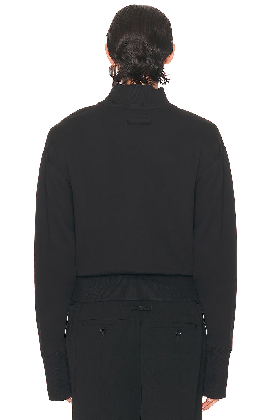 Cropped Crew Neck Jpg Sweater
