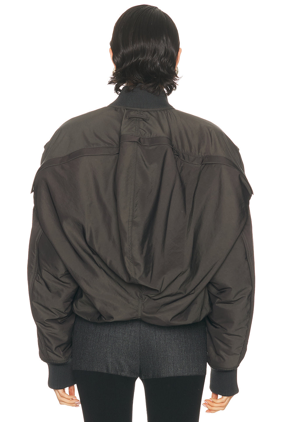 Hidden Hood Detail Bomber Jacket