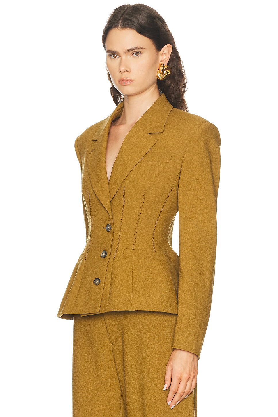 Tailoring Wool Basque Jacket