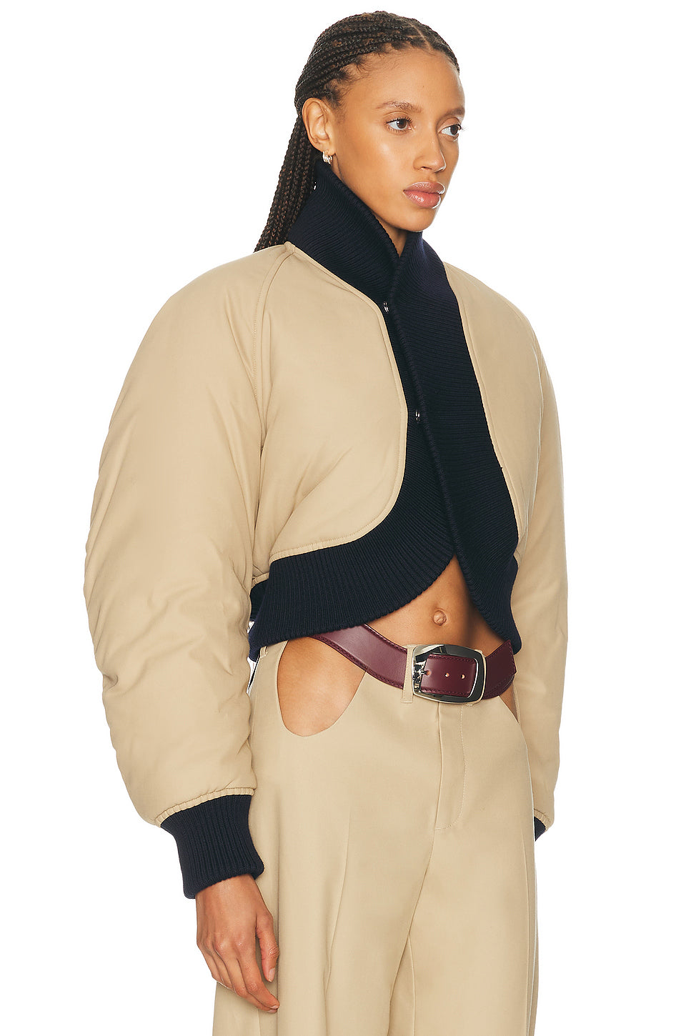 Round Bomber Jacket