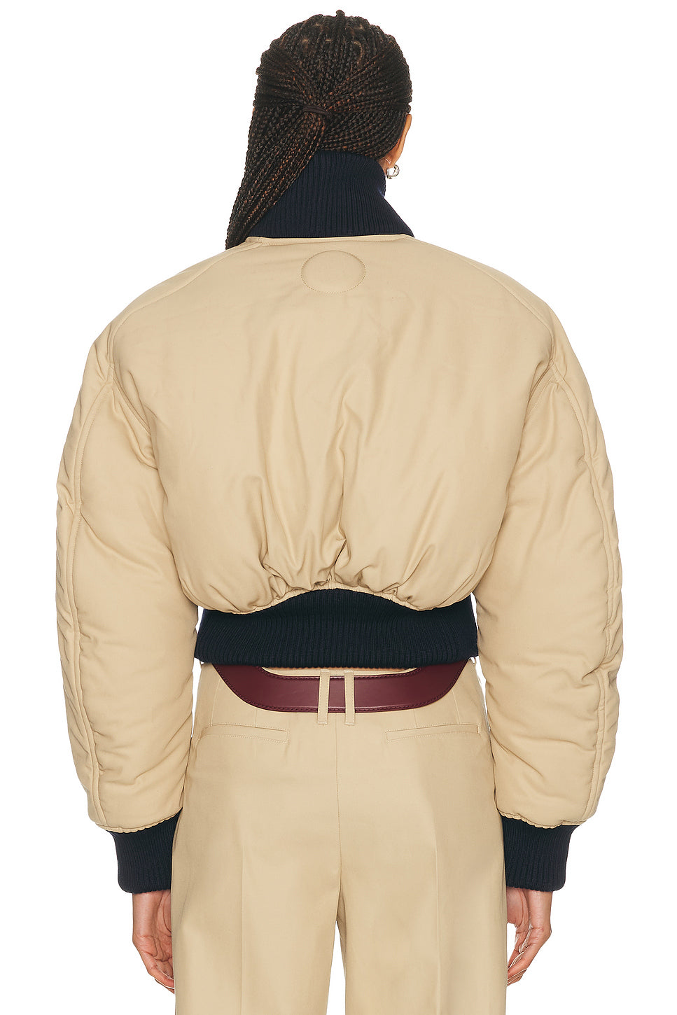 Round Bomber Jacket