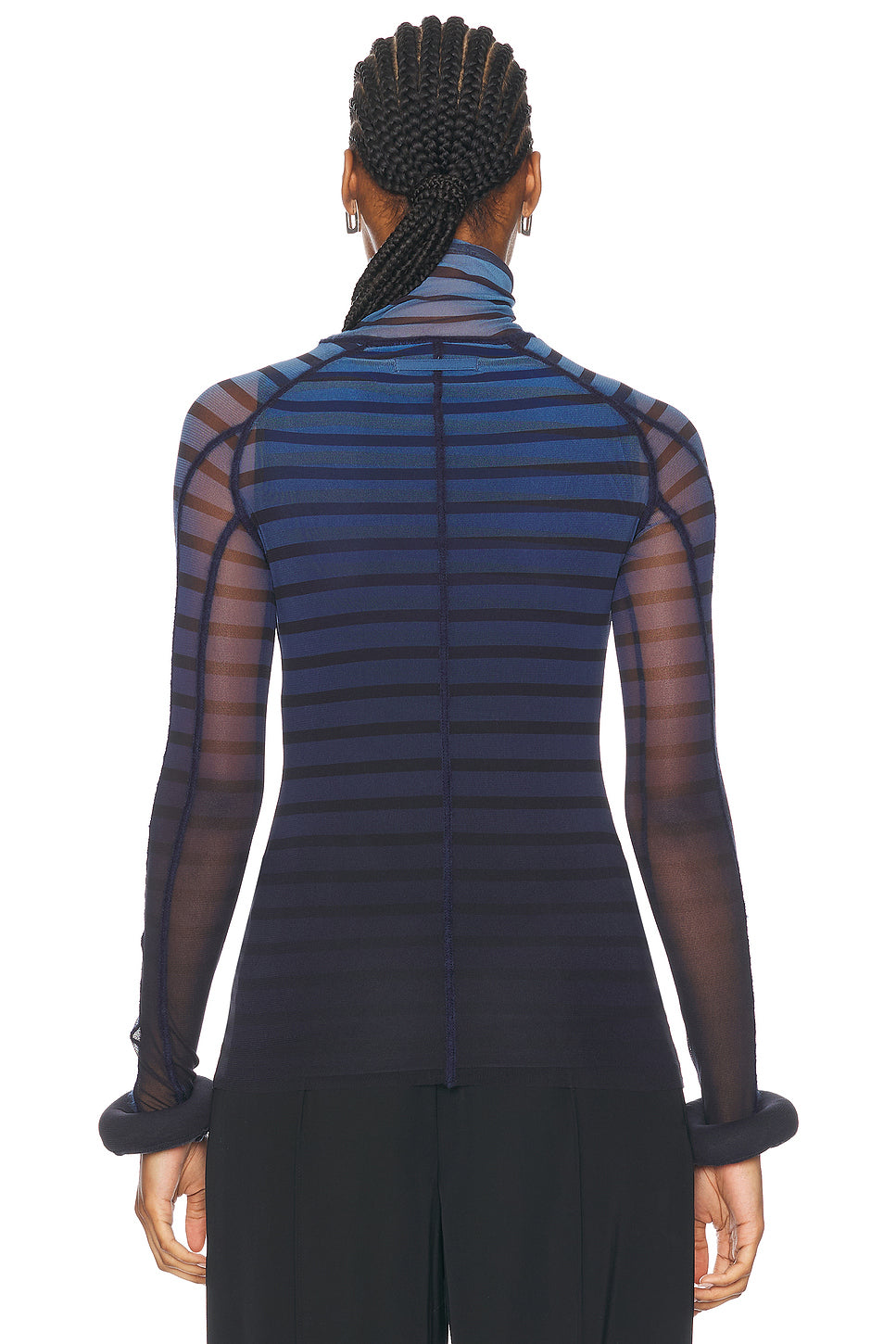 3d Cuff Long Sleeve Top