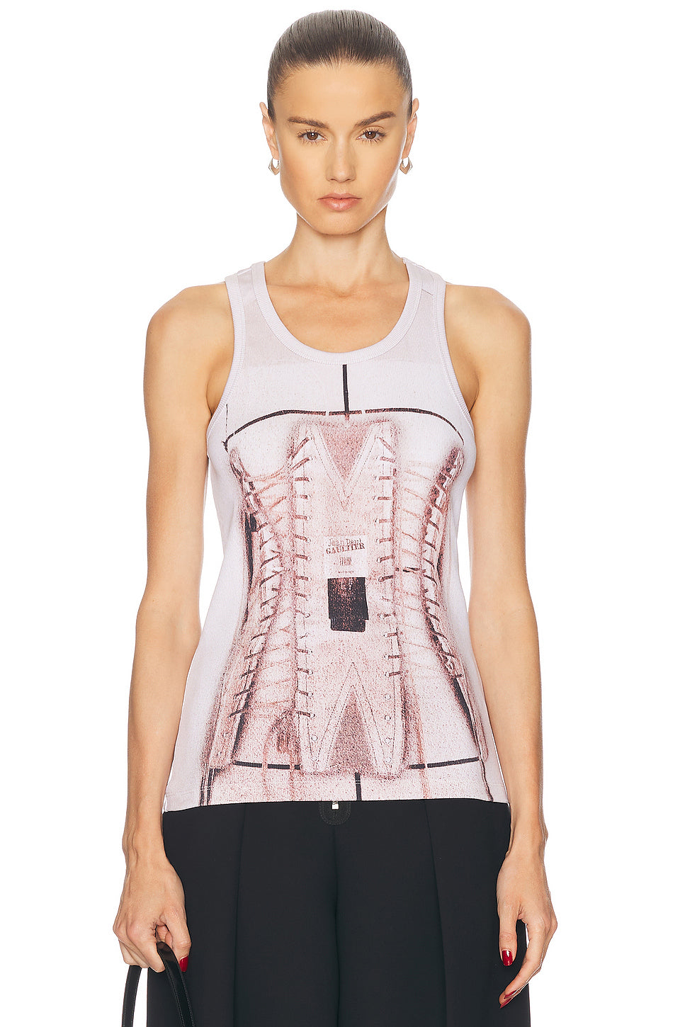 Trompe L'oeil Corset Tank Top