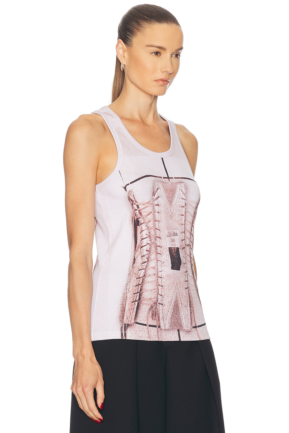 Trompe L'oeil Corset Tank Top