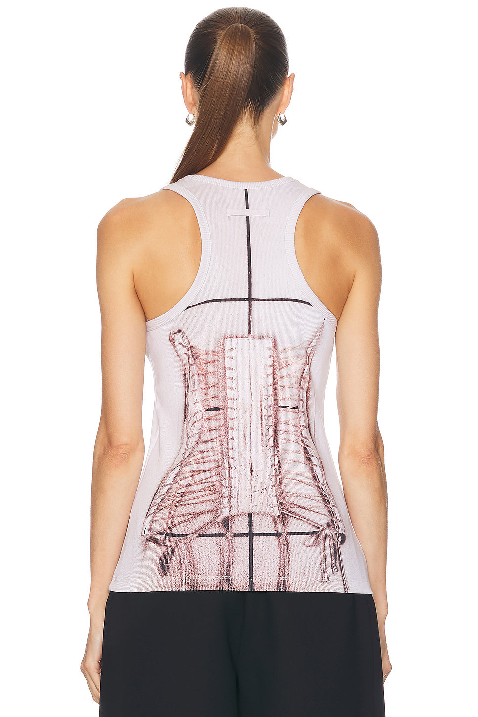 Trompe L'oeil Corset Tank Top