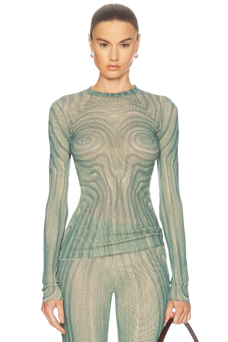 Spiral Long Sleeve Top