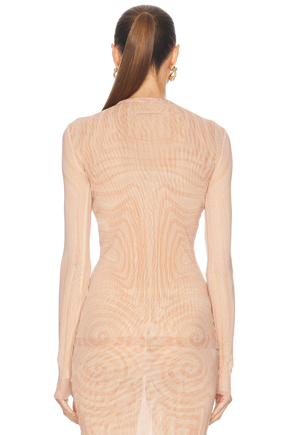 Spiral Long Sleeve Top