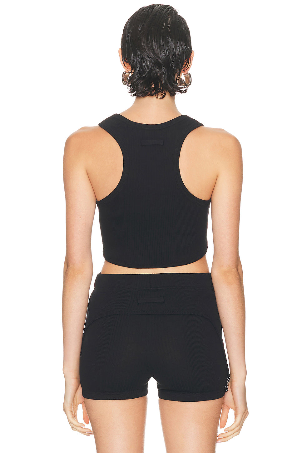 Lingerie Garter Ribbed Bra Top