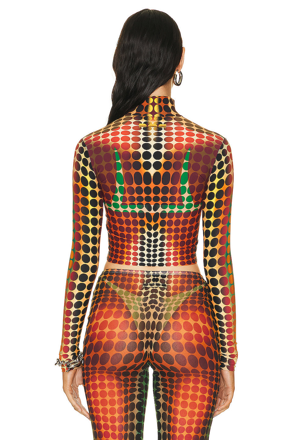 High Neck Long Sleeve Top