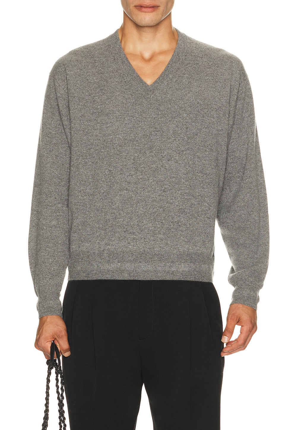 Long Sleeve V Neck Jumper