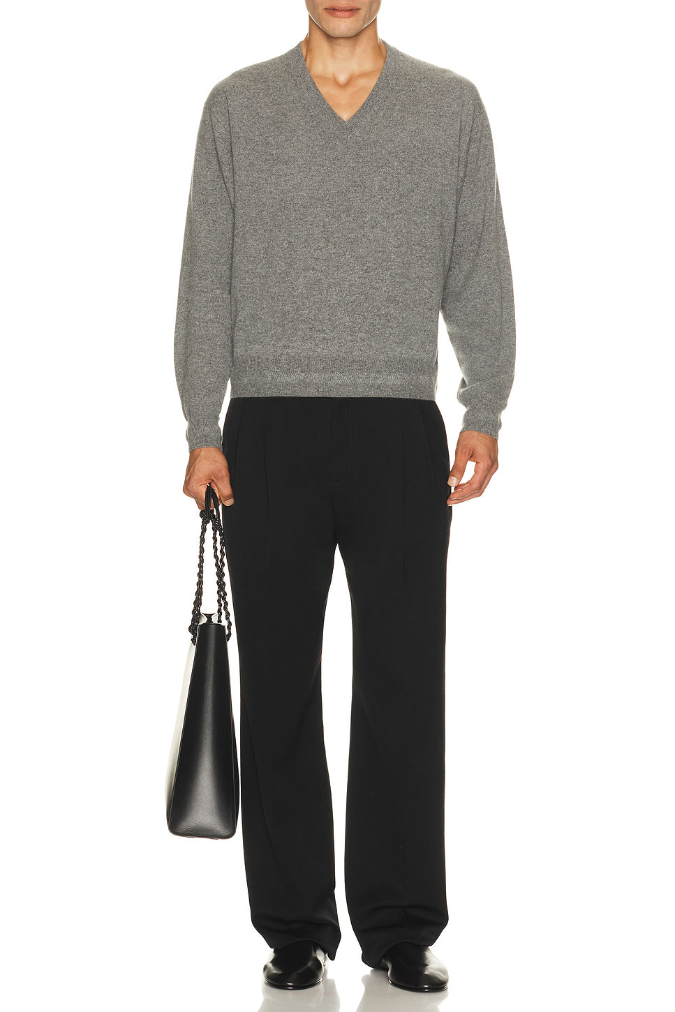 Long Sleeve V Neck Jumper